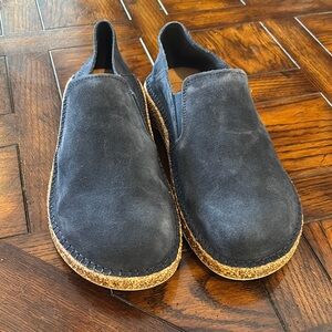 Birkenstock Men's Suede Slip-On Loafers - Navy